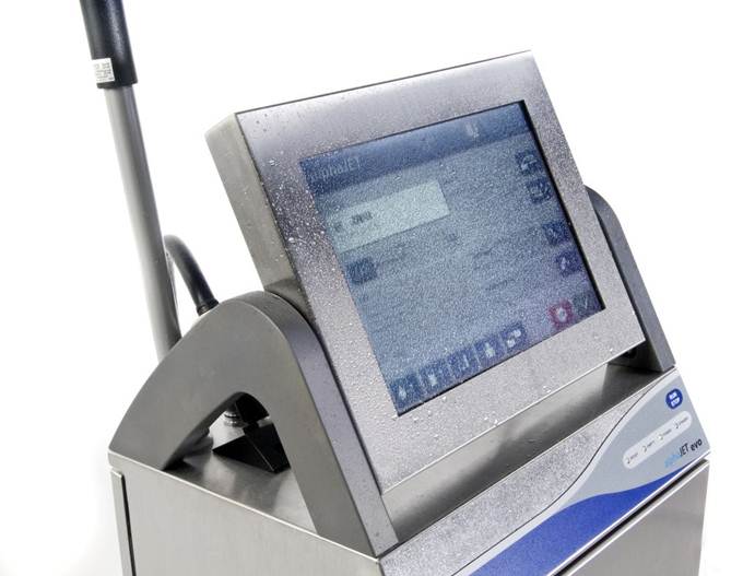 alphaJET Continuous Inkjet Printer with TFT Touchscreen