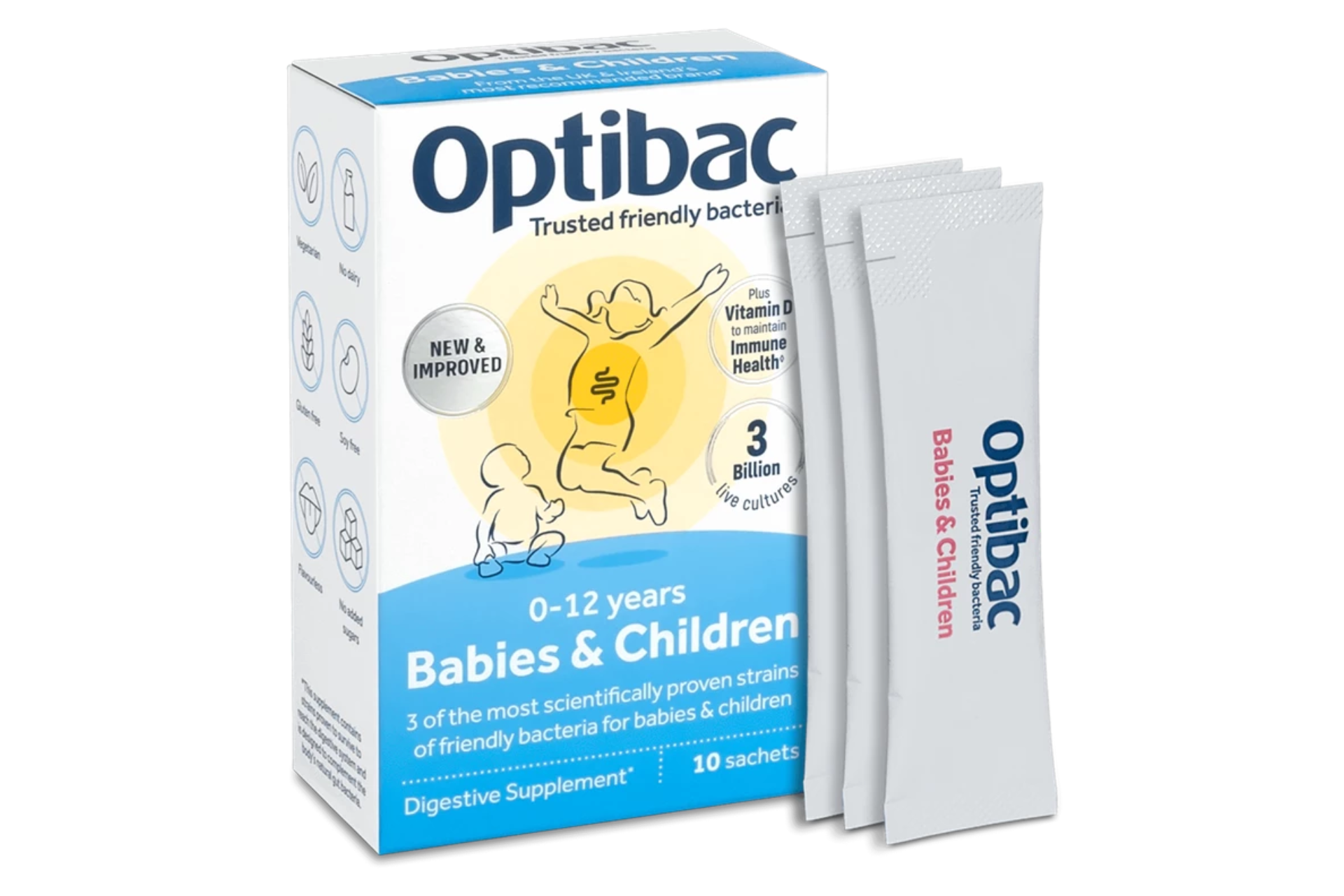 Optibac Carton and Sachets